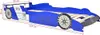 A child's race car bed with dimensions indicated. Náhled obrázku produktu