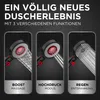LOBENSWERK Duschkopf Schwarz Matt [3 Funktionen] mit Produktbild-Vorschau 3