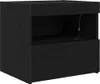 vidaXL Nachttisch 2 Stk. Schwarz Eichen-Optik 50 x 40 x 45 Produktbild-Vorschau 6