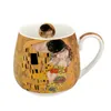 Duo tazza da caffè Klimt Il bacio in porcellana, mug, tazza Anteprima dell’immagine prodotto 2