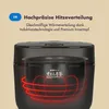A close-up marketing image of a rice cooker's inner pot, highlighting its heating technology with red glowing lines. Produktbild-Vorschau