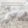 PawHut Katzenbett aus Rattan Katzenhöhle mit Kissen Produktbild-Vorschau 7