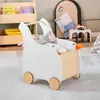 GOPLUS Kinder Lauflernwagen mit Spielzeugkiste, Baby Produktbild-Vorschau 8