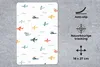 MuchoWow® Mauspad Mousepad Schnittmuster - Hubschrauber - Produktbild-Vorschau 3