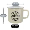 com-four® 4x Kaffeebecher im Vintage-Design - 380 ml Produktbild-Vorschau 6