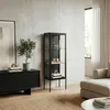 Vitrinenschrank 'Borshavisa' 116 x 34 x 30 cm mit 1 Tür und Produktbild-Vorschau 2