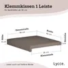 Klemmkissen Sitzkissen 1 Leiste 35cm Klemmtiefe Kunstleder Produktbild-Vorschau 7