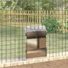 vidaXL Kaninchenfütterer Silber 33,5 x 25,5 x 45,5 cm Produktbild-Vorschau 3