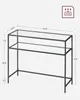 VASAGLE table console, table d'appoint avec 2 étagères, 100 Voir les images du produit 2