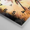 Wanduhr - Quadrat - Glasuhr - Vogel Natur Wasser - 30x30cm Produktbild-Vorschau 5