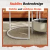 Couchtisch 2er‑Satztisch rund mit Stauraum, Beistelltisch Produktbild-Vorschau 4