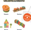 Merle Toys® - Formen-Sortierspiel aus Holz, geometrisches Produktbild-Vorschau 4