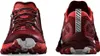 Rote La Sportiva Bushido III Woman Gtx Schuhe mit schwarzer Schnürung und reflektierendem Streifen an der Ferse. Vorder- und Rückansicht Produktbild-Vorschau