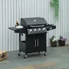 Gasgrill BBQ mit 3 Brennern je 3 kw mobiler Grillwagen mit Produktbild-Vorschau 4