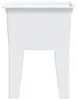vidaXL Vasca da bagno bianca 59x41x75 cm in resina Anteprima dell’immagine prodotto 4