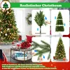 JOIEYOU Kunstkerstboom, 180 cm, met groene PVC-punten en Productafbeelding-voorbeeld 5