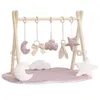 LuMali Baby Gym z 8 zabawkami i matą, składana łukowa Podgląd zdjęcia produktu 1