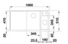 BLANCO AXIA III 6 S, SILGRANIT® PuraDur®, anthrazit, Becken Produktbild-Vorschau 8