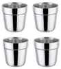 Espressotassen 4er-Set, Edelstahl Dickwandige Doppelwandige Produktbild-Vorschau 1