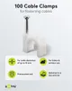 goobay clip per cavo bianco 10 mm (100 pezzi) Anteprima dell’immagine prodotto 4