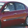 Listwy okienne do Renault Megane 2002-2009 hatchback chrom Podgląd zdjęcia produktu 2