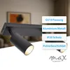 Deckenleuchte schwenkbar schwarz Deckenstrahler Wandleuchte Produktbild-Vorschau 11