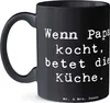 Mr. & Mrs. Panda Kaffeebecher Spruch Vater Koch - Schwarz - Produktbild-Vorschau 2