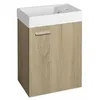Aqualine Keramik-Waschtisch 40x22 cm, Weiß Produktbild-Vorschau 4