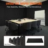 A conference room with acoustic foam panels on the walls and a table with chairs. Náhľad obrázku produktu