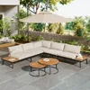 Flieks Gartenlounge-Set Ensemble de meubles de jardin 6 Voir les images du produit 1