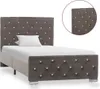 vidaXL Postel Grey Velvet 90x200 cm Náhled obrázku produktu 2