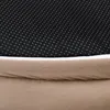 A close-up view of the bottom and side of a pet bed, showing the textured underside and the fabric. Produktbild-Vorschau