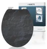 SCHÜTTE WC Sitz BLACK STONE High Gloss mit MDF Holzkern, Produktbild-Vorschau 1