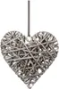 Wanddeko "Herz" - Weide - 30x30 cm - Atmosphera créateur Produktbild-Vorschau 1