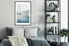 MuchoWow® Gerahmtes Poster Winter - Wasser - Schnee 60x90 Produktbild-Vorschau 2