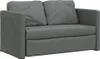 Bodensofa mit Schlaffunktion Dunkelgrau 112x174x55 cm Stoff Produktbild-Vorschau 4