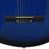 vidaXL Klassikgitarre für Anfänger und Kinder Blau 1/2 34" Produktbild-Vorschau 11