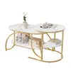 INONEFT Couchtisch 2er Set, Moderne Wohnzimmertisch mit Produktbild-Vorschau 12