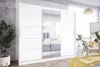 Easy4You LVI 250 cm Weiß Schiebetüren Kleiderschrank Produktbild-Vorschau 2