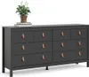 Komoda 8-szufladowa, matowa czerń, szerokość 159,6 cm - Podgląd zdjęcia produktu 16