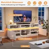 Meuble TV Merax à 4 niveaux et 10 compartiments de Voir les images du produit 5