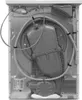 The back of a washing machine with internal components visible. Produktbild-Vorschau