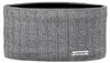 Areco Rippen-Strick Stirnband Merino Classic in grau