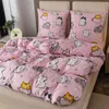 Komplet Pościeli Różowa Kotki 160x200 z 2 Poszewkami 70x80 Podgląd zdjęcia produktu 11