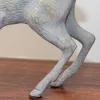 Rentier Figur, weiblich, Aluminium, Grau-gold, Tierfiguren Produktbild-Vorschau 4