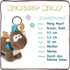 NICI 44101 - Plüschanhänger - Rentier Reny Heart (10cm) Produktbild-Vorschau 2