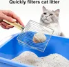 Katzenstreuschaufel, Katzenklo Schaufel Metall, Katzenstreu Produktbild-Vorschau 5