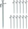 Relaxdays Felsbodenheringe 12er Set, Bodenanker für harten Produktbild-Vorschau 1