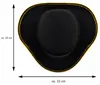 Piratenhut mit Totenkopf für Kinder | Schwarz Gold Produktbild-Vorschau 4