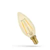 Spectrum LED Filament Kerze 2W = 25W E14 klar Gold Retro Produktbild-Vorschau 5